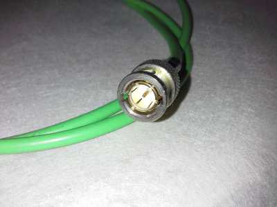 Draka Multimedia Kabel Grün 0,6/2,8 AF-75 Ohm - 1,2m Länge