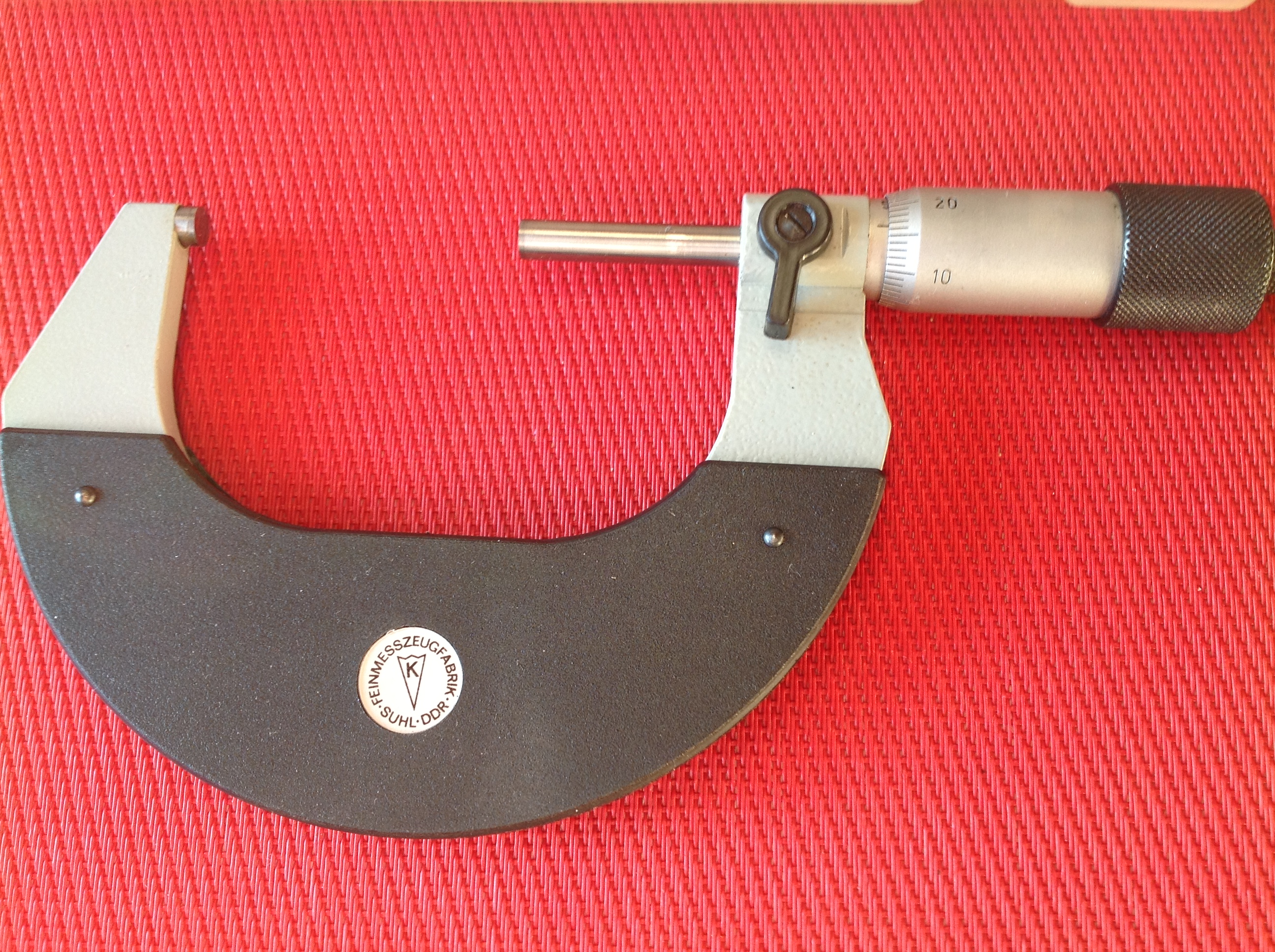Suhl Bügelmesschraube 50 - 75 mm Außen Mikrometer