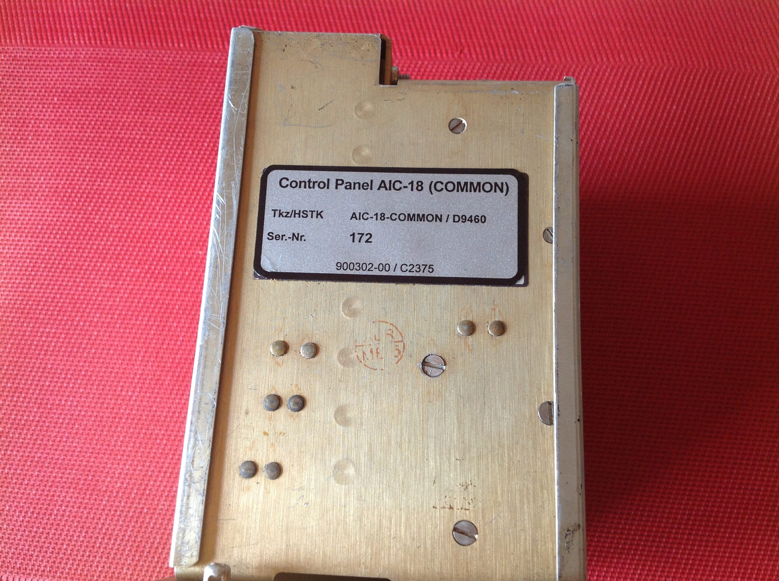 Control Panel, Bediengerät AN- AIC-18 ( Common ) vom Transporthubschrauber CH-53