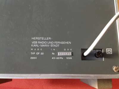 Präcitronic GF 22 RC-Generator VEB 2 Hz - 20 KHz