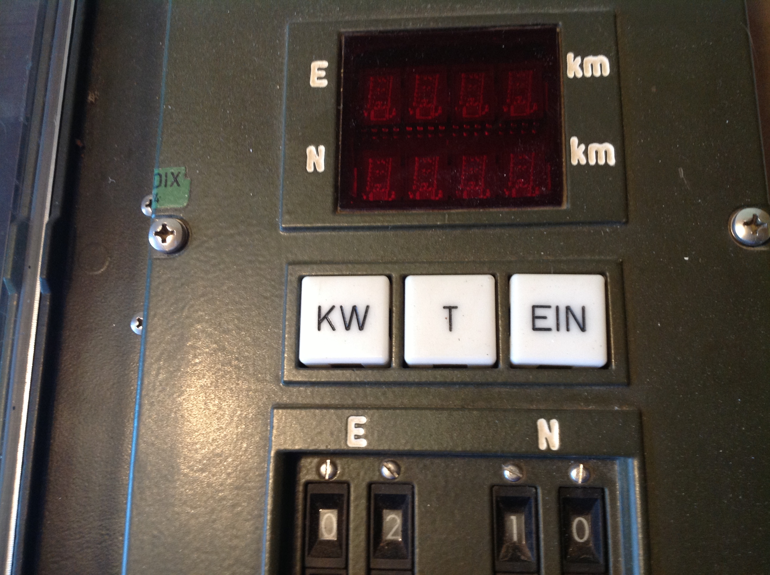 Radar Zielwegzeichner "Teldix" Typ RZW 1-1