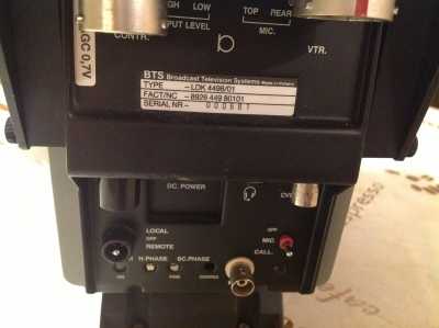 Kamera BTS LDK 91 CCD FTS Tricex Component Transmission