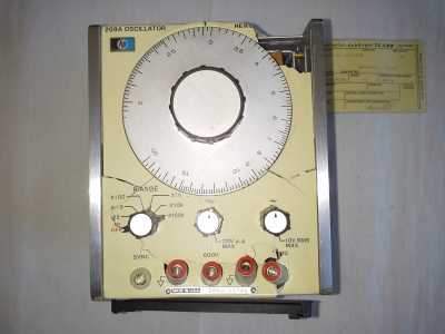 Hewlett Packard 209A Oscillator - Signal Generator 4Hz-2MHz Gehä