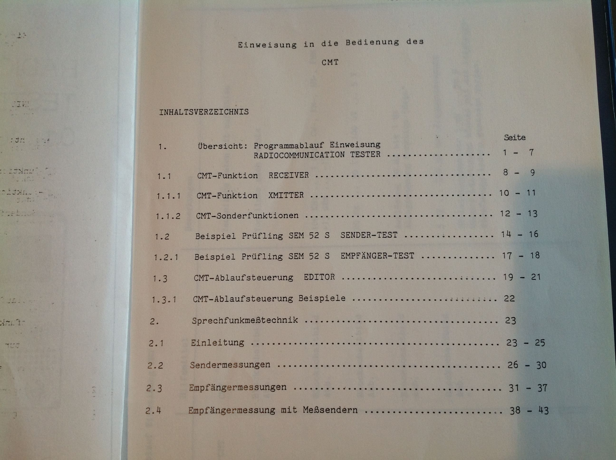 Rohde &amp; Schwarz Radiocommunikationstester CMT 42