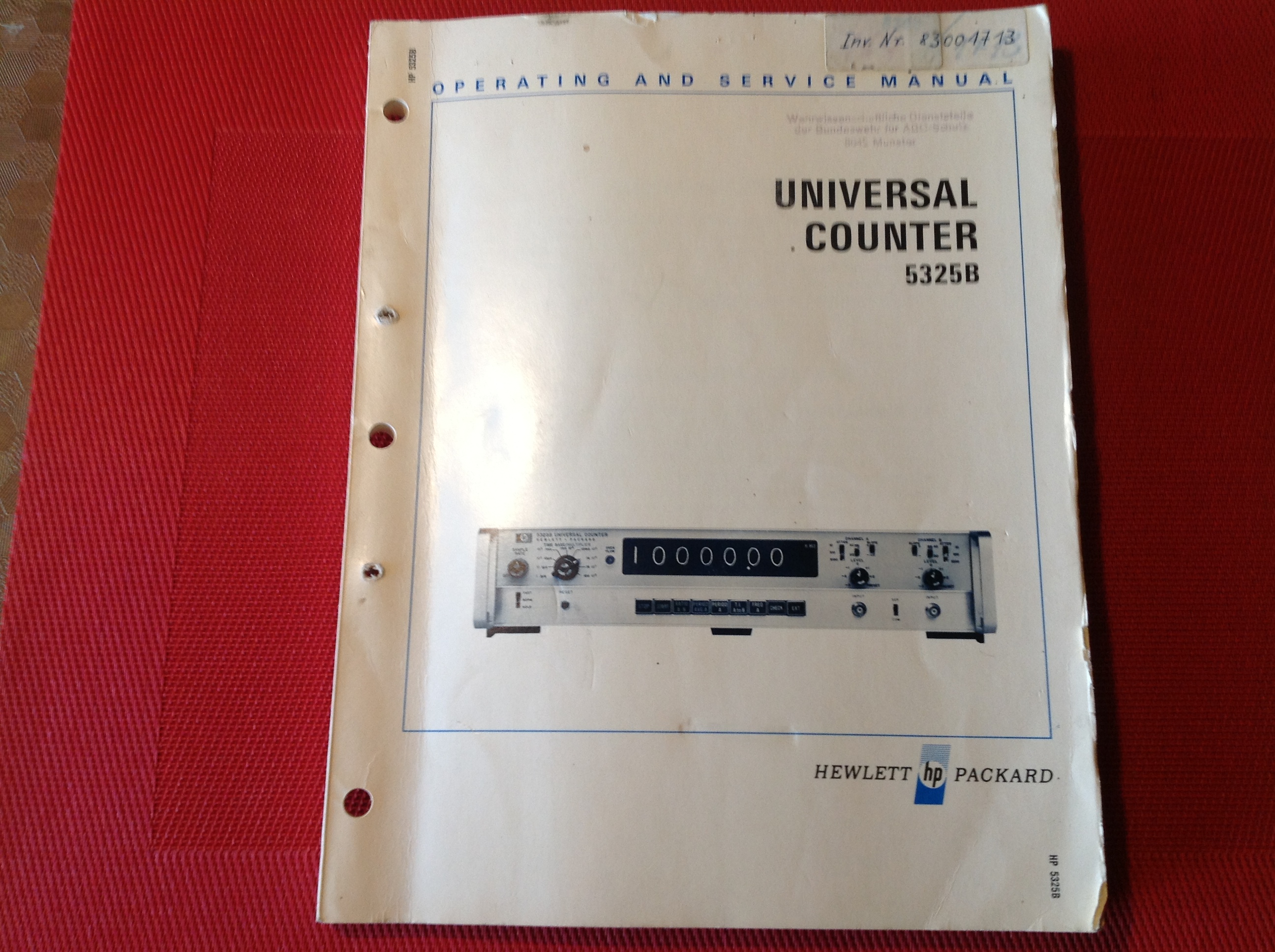 Hewlett Packard Universal Counter 5325B