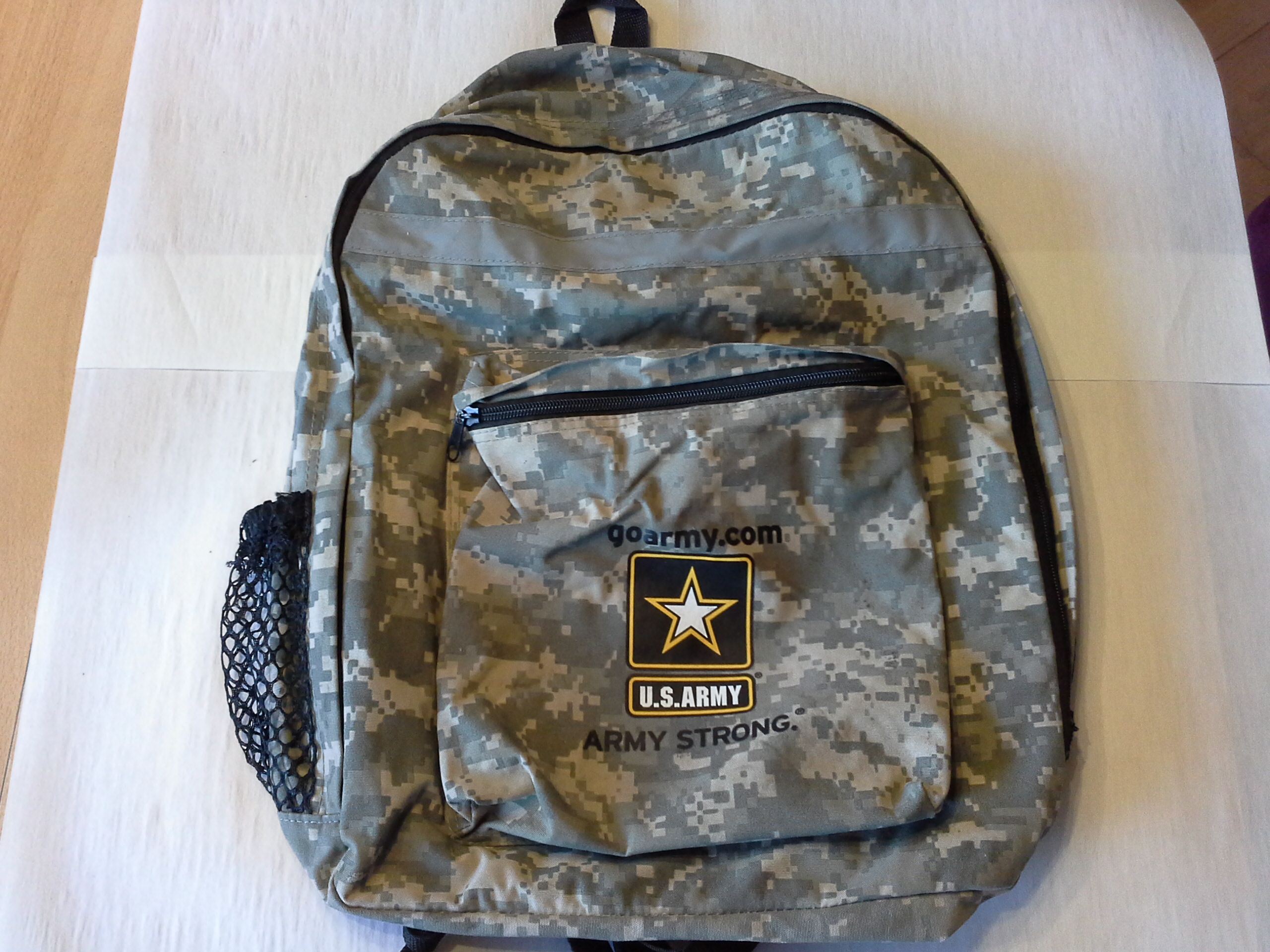 US Army Go Army Strong Rucksack