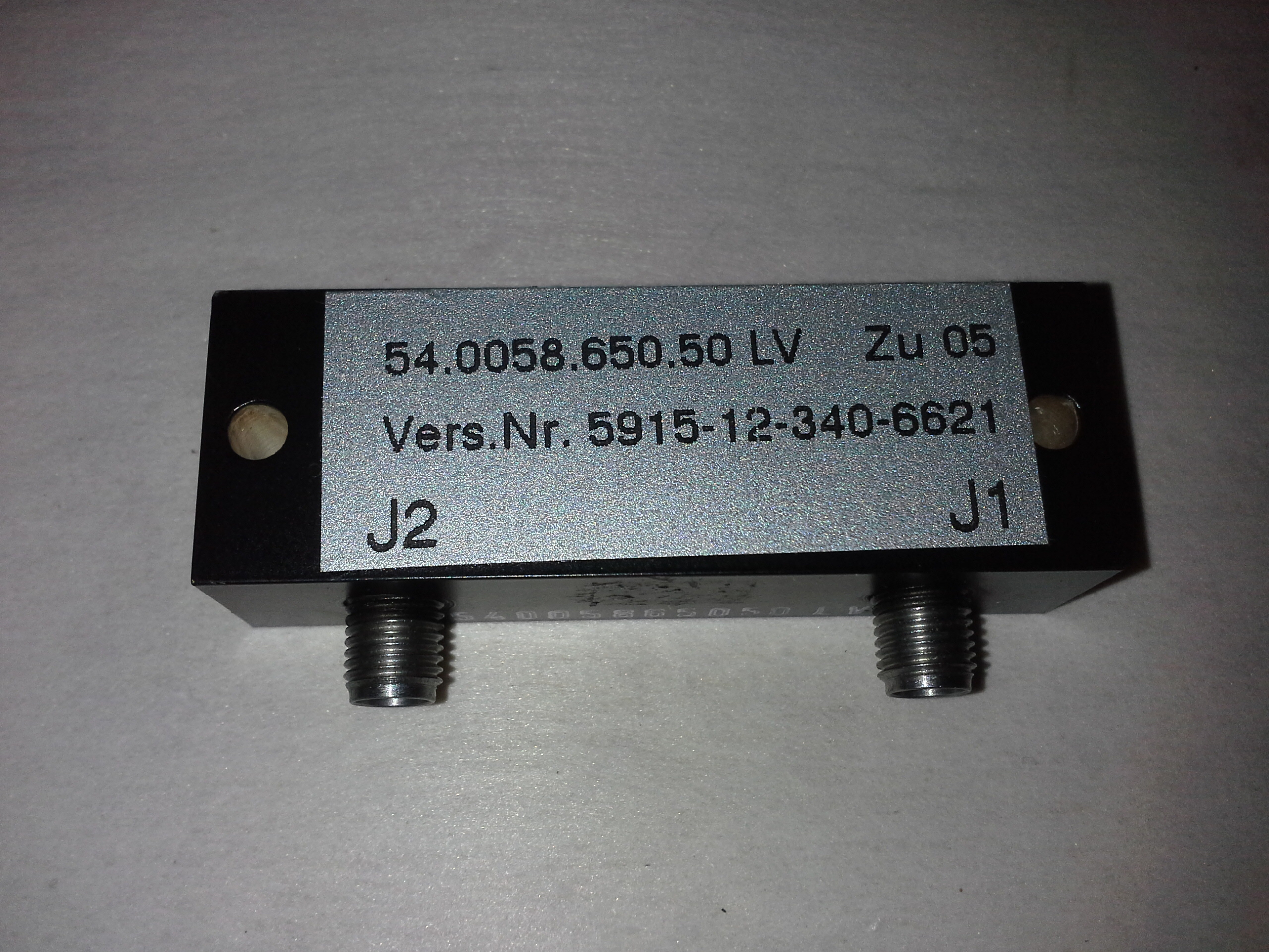 Filtronic SB132-Bandpassfilter 54.0058.650.50LV