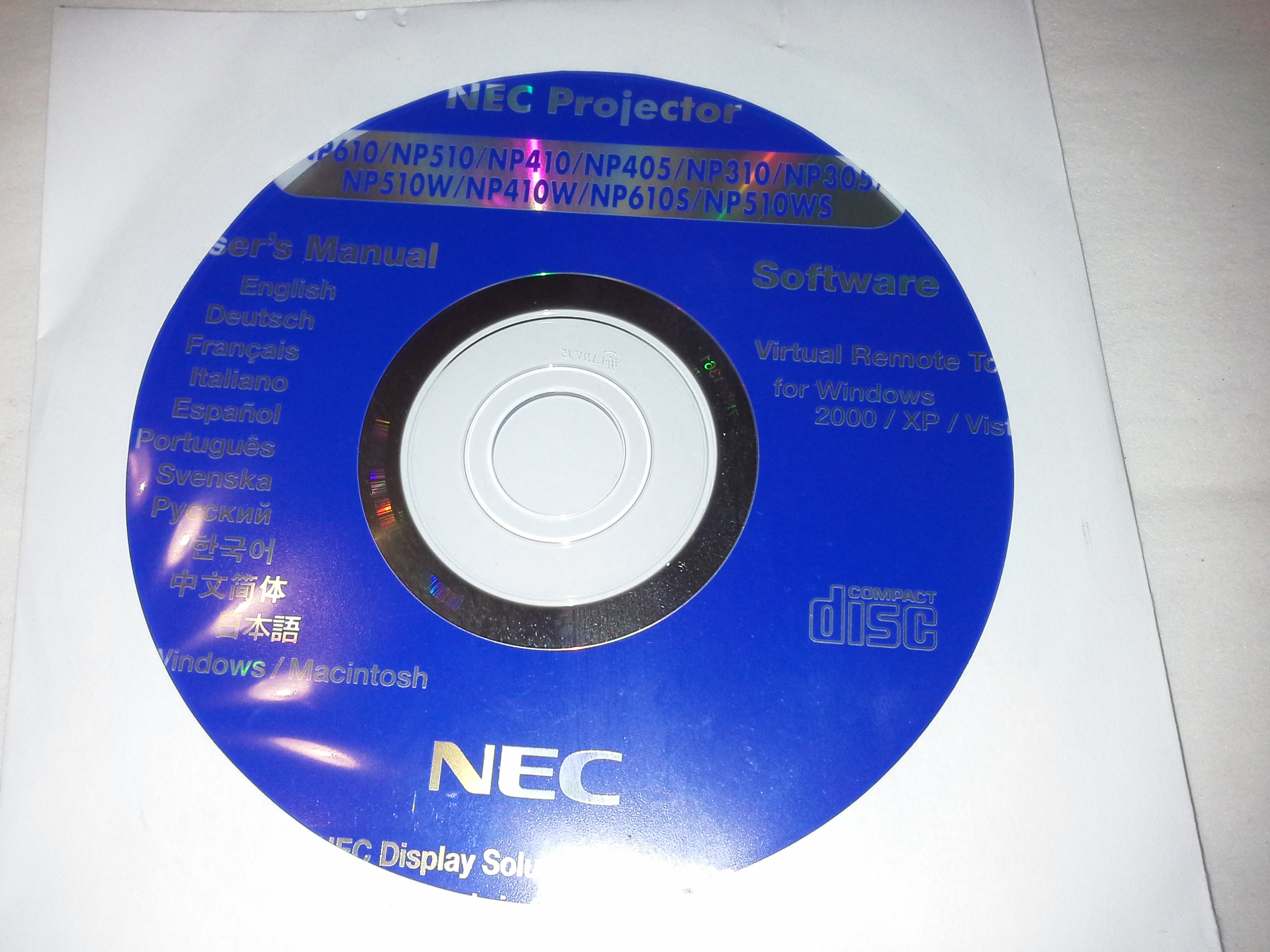 Beamer NEC - NP405