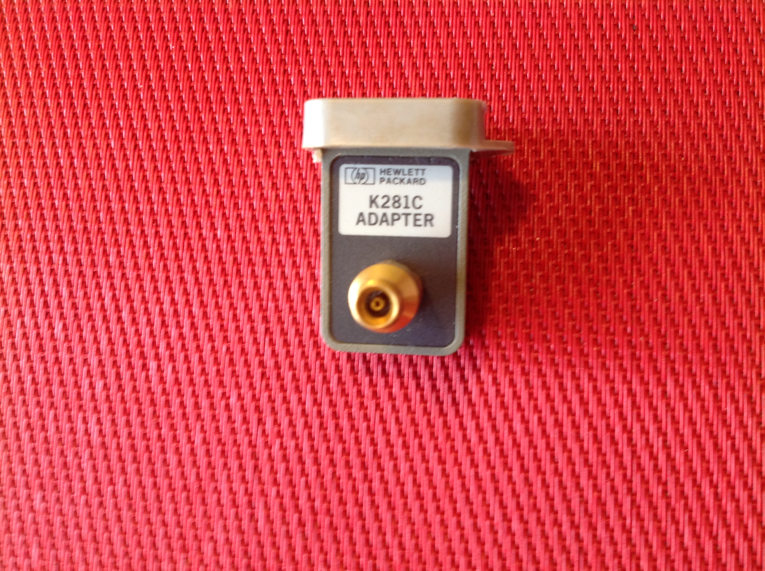 Hewlett Packard Hohlleiter-Adapter K281C WR42 3,5 mm