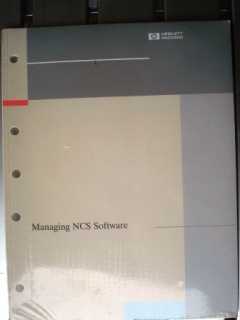 HEWLETT PACKARD Managing NCS Software