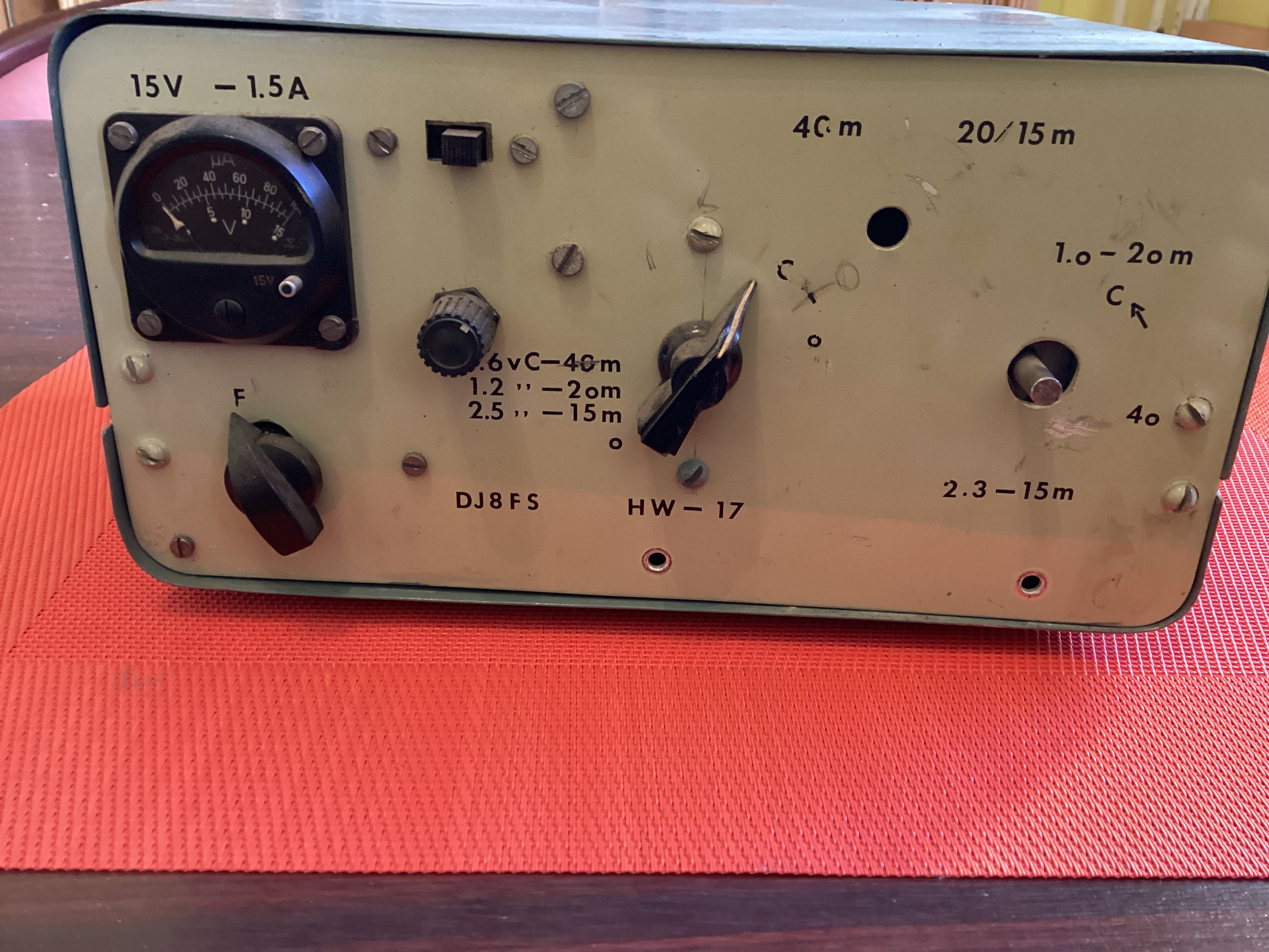 Unbekanntes Gerät  HW-17, Marke Eigenbau