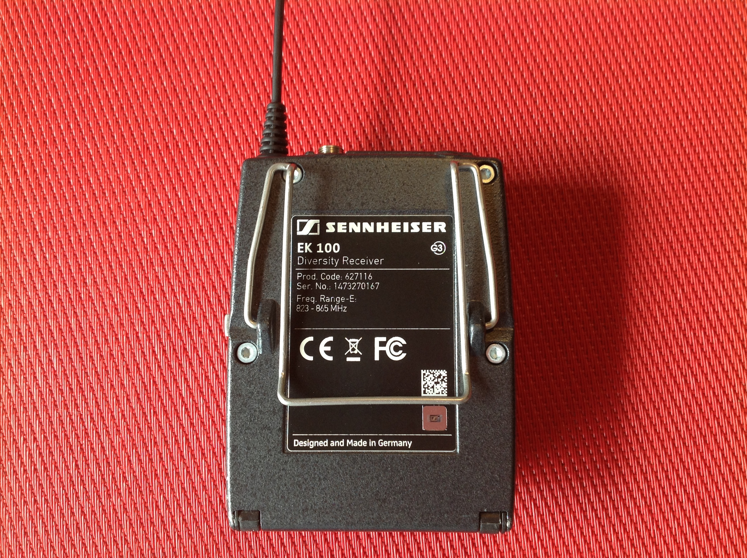 Sennheiser EK 100 G3 Diversity Transmitter / Sender