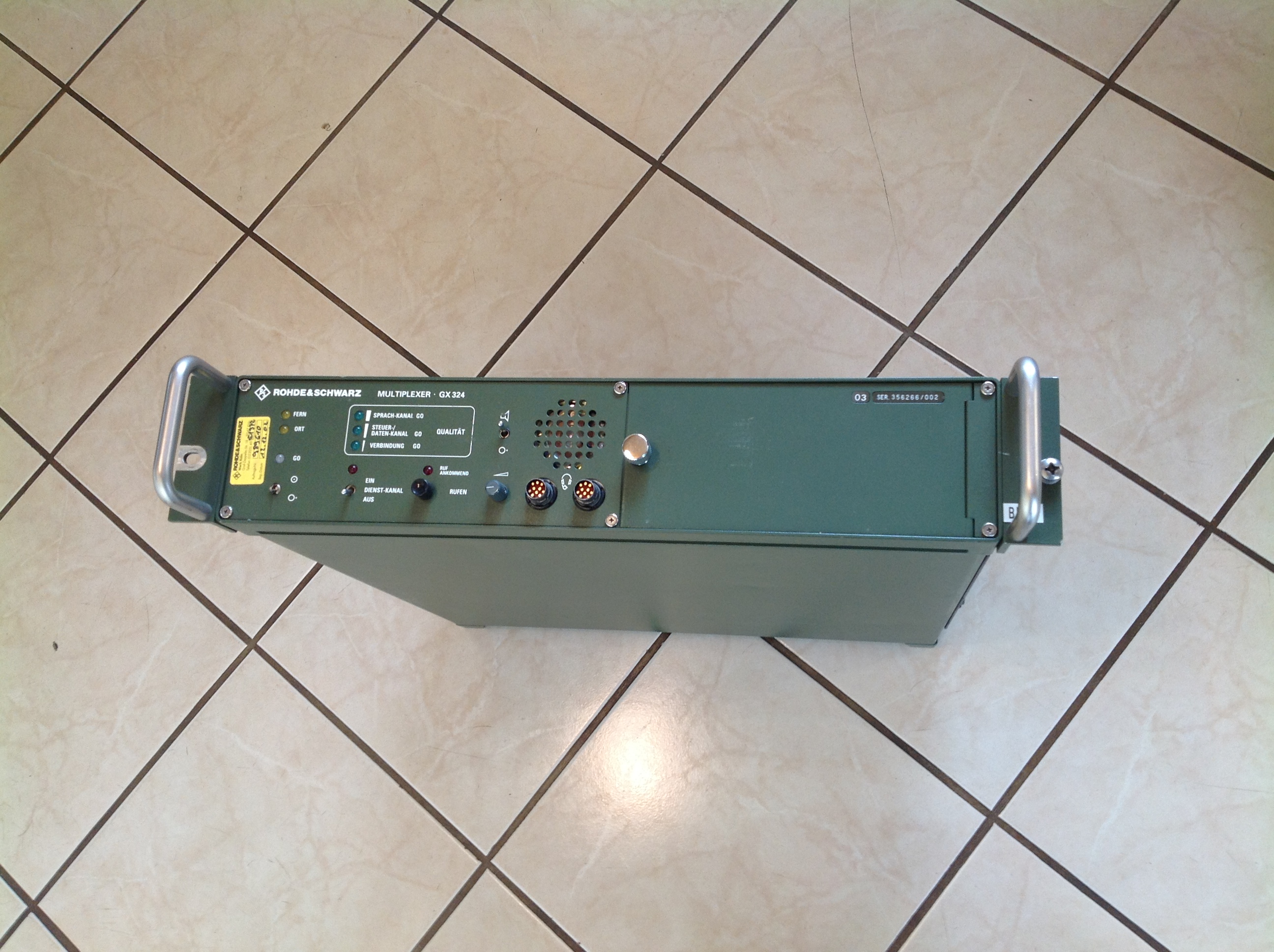 Rohde &amp; Schwarz GX 324 Multiplexer Racal ALM 3229 Modem