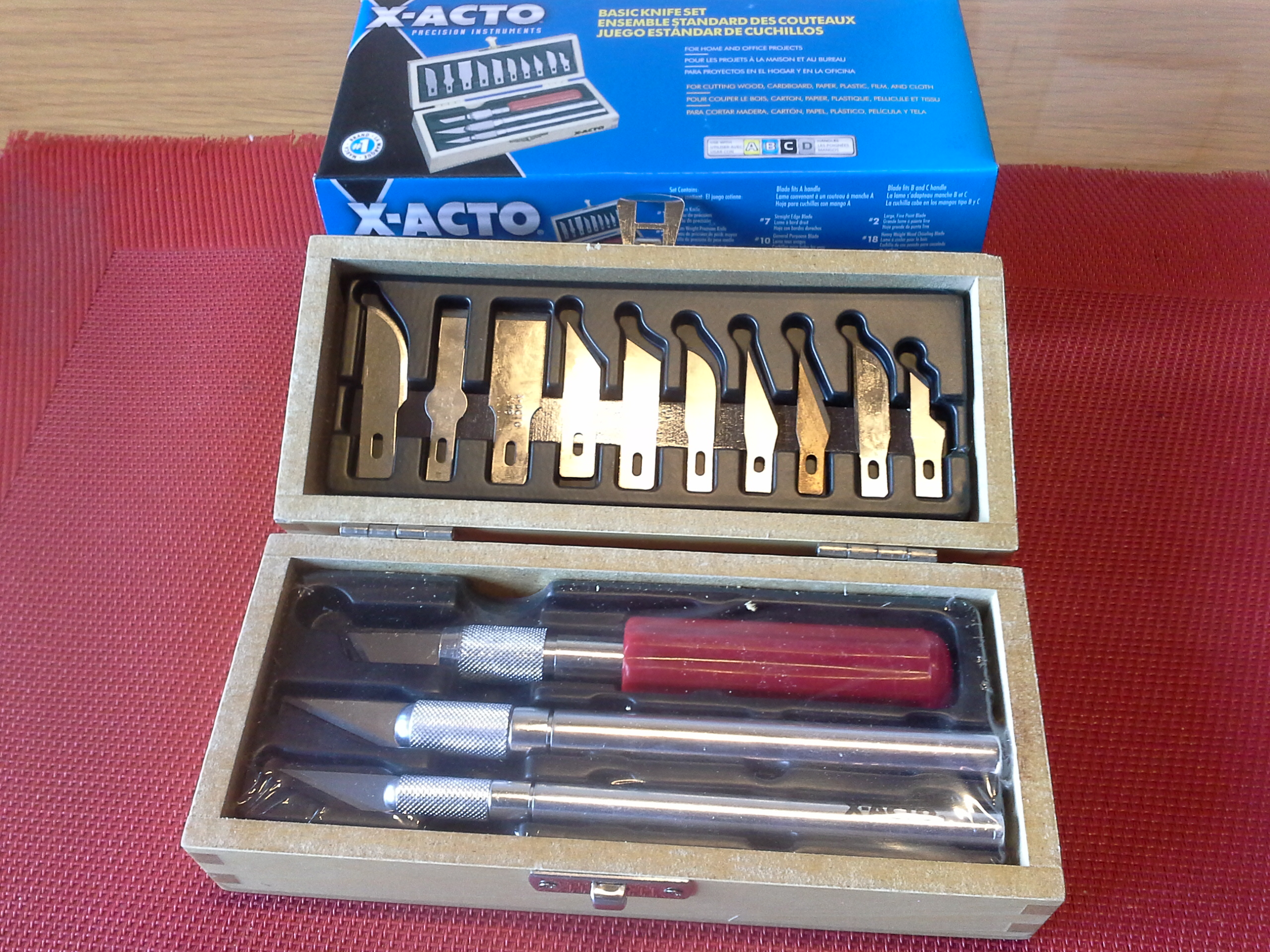 X-Acto Precision Instruments, Basic Knife Set, Messer-Set, 13 tlg