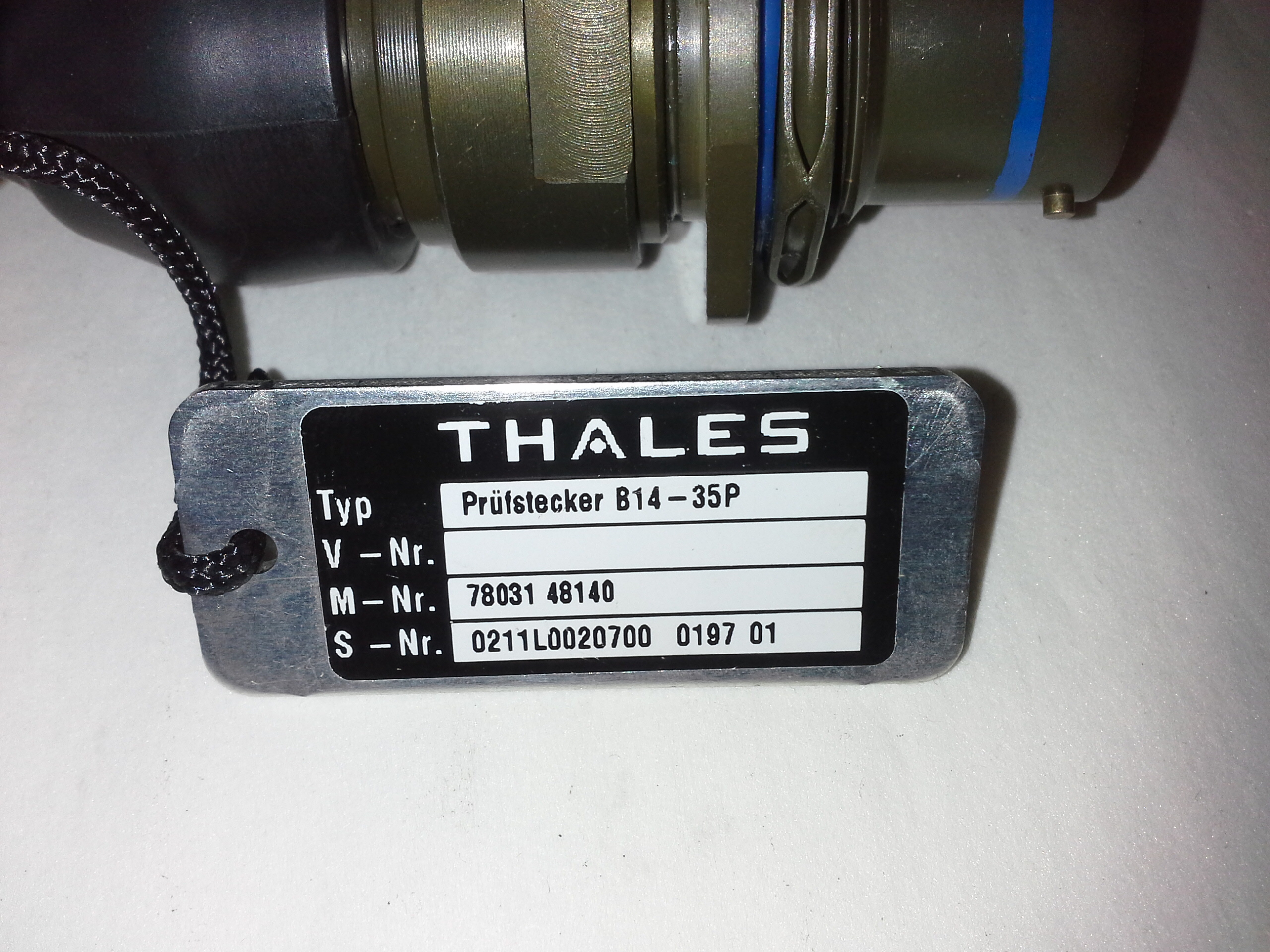 Thales Prüfstecker B10 - 35P