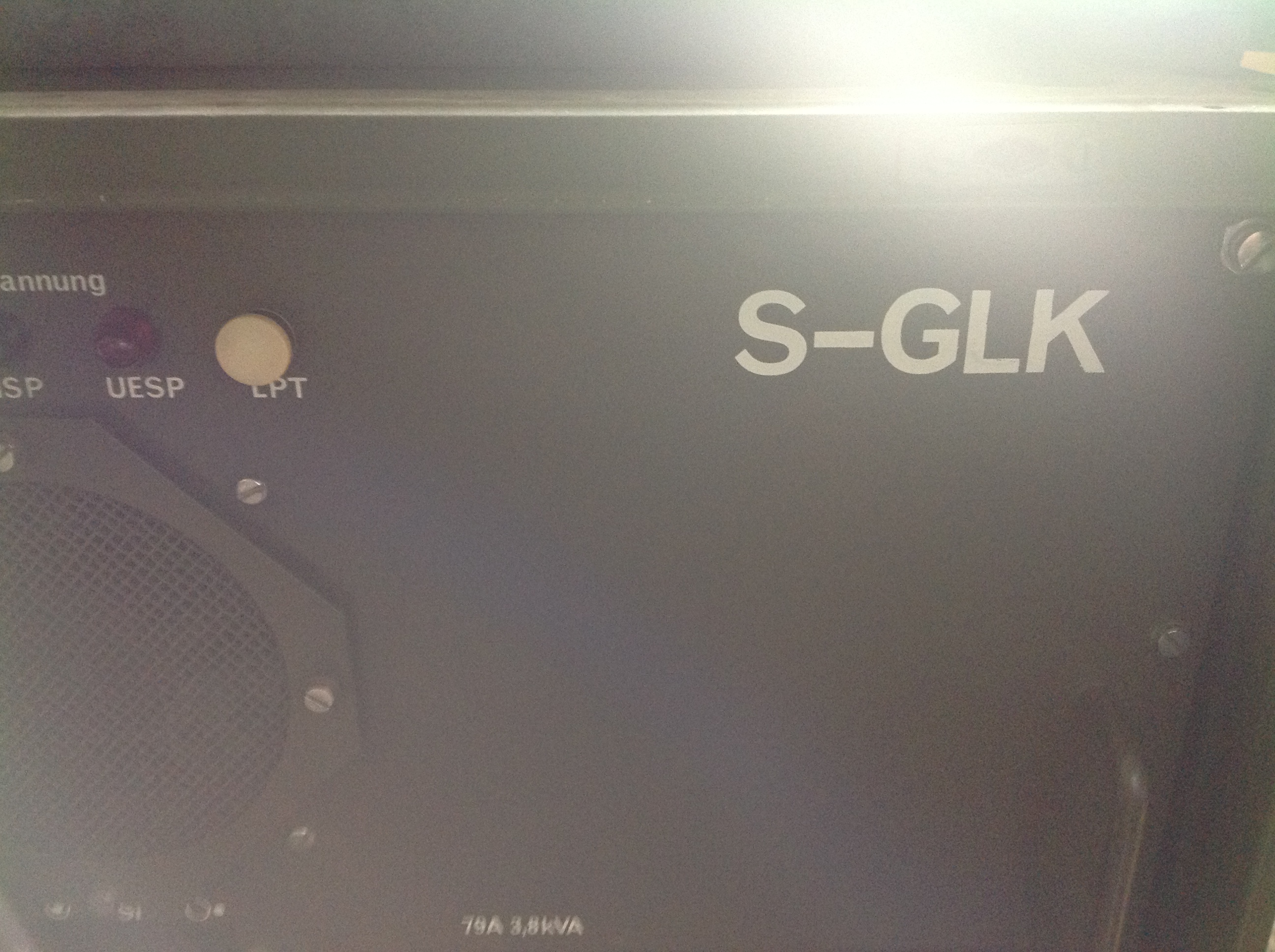 Gleichrichterkoffer Primärstromversorgung S-GLK