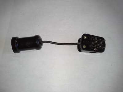Kabel für Fernschreiber mit DIN-Buchse u. ADO 8-Stecker
