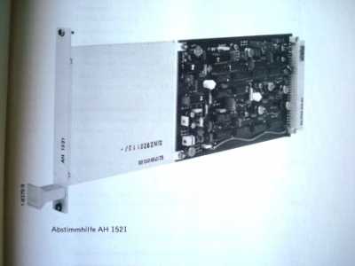 Abstimmhilfe AEG AH 1521