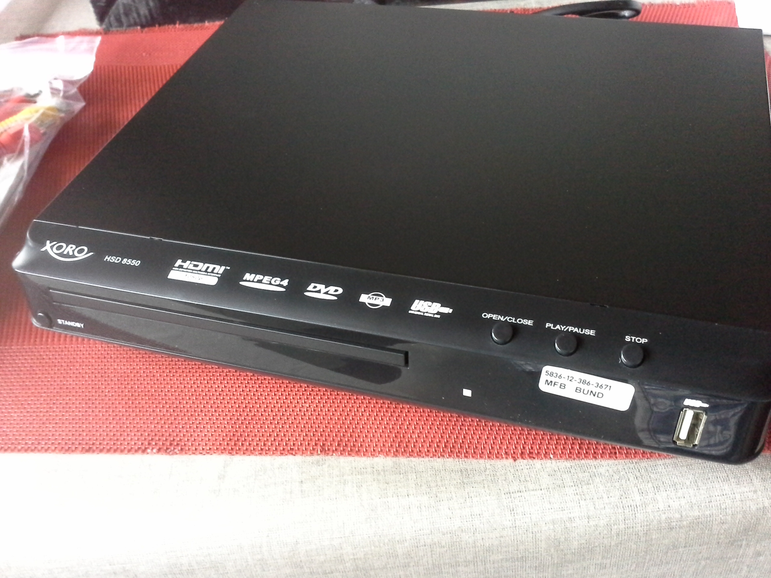 DVD-Player, Xoro HSD 8550