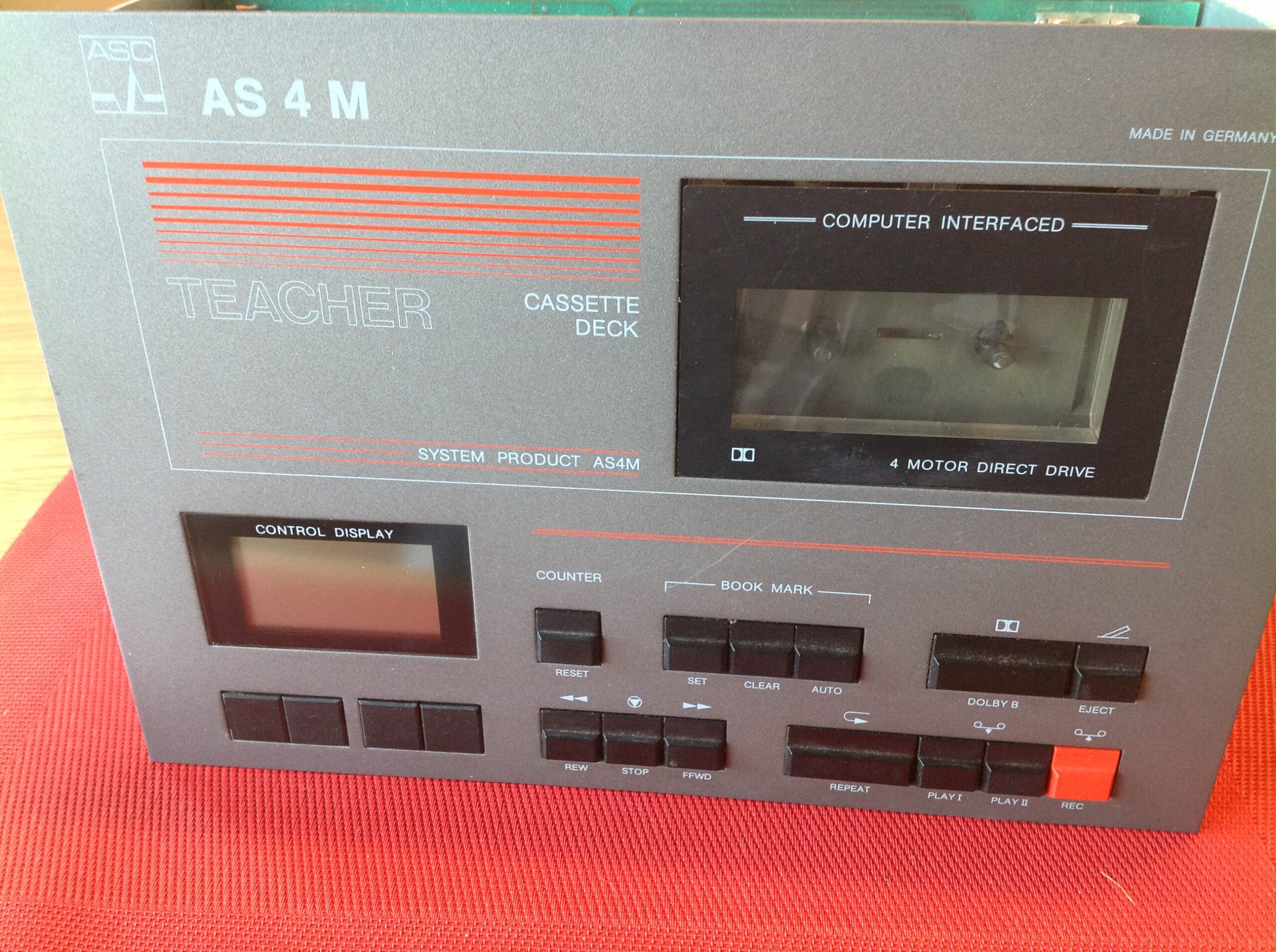Teacher Cassette Deck ASC AS 4 M