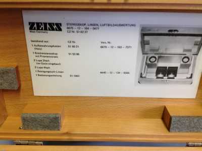 Carl Zeiss Brückenstereoskop mit Prismenvorsatz