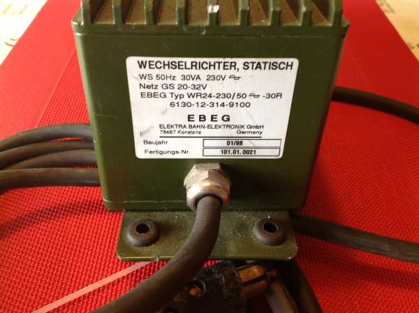 EBEG WR24 Statischer Wechselrichter von 24 V auf 220 V