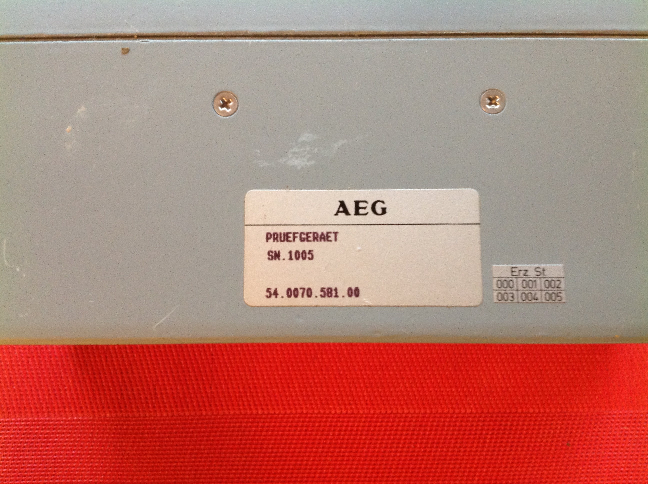 AEG-Prüfgerät