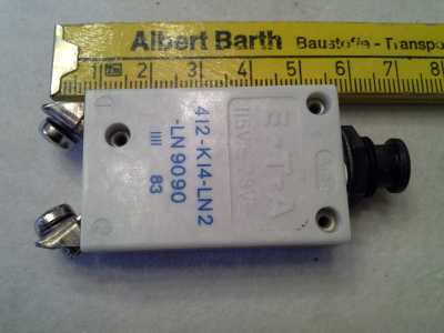 E-T-A 412-K14-LN2-5A Circuit Breaker 1 Pol.