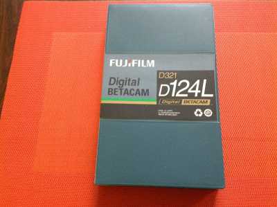 Fuji Digital Betacam Cassette D321 D124L