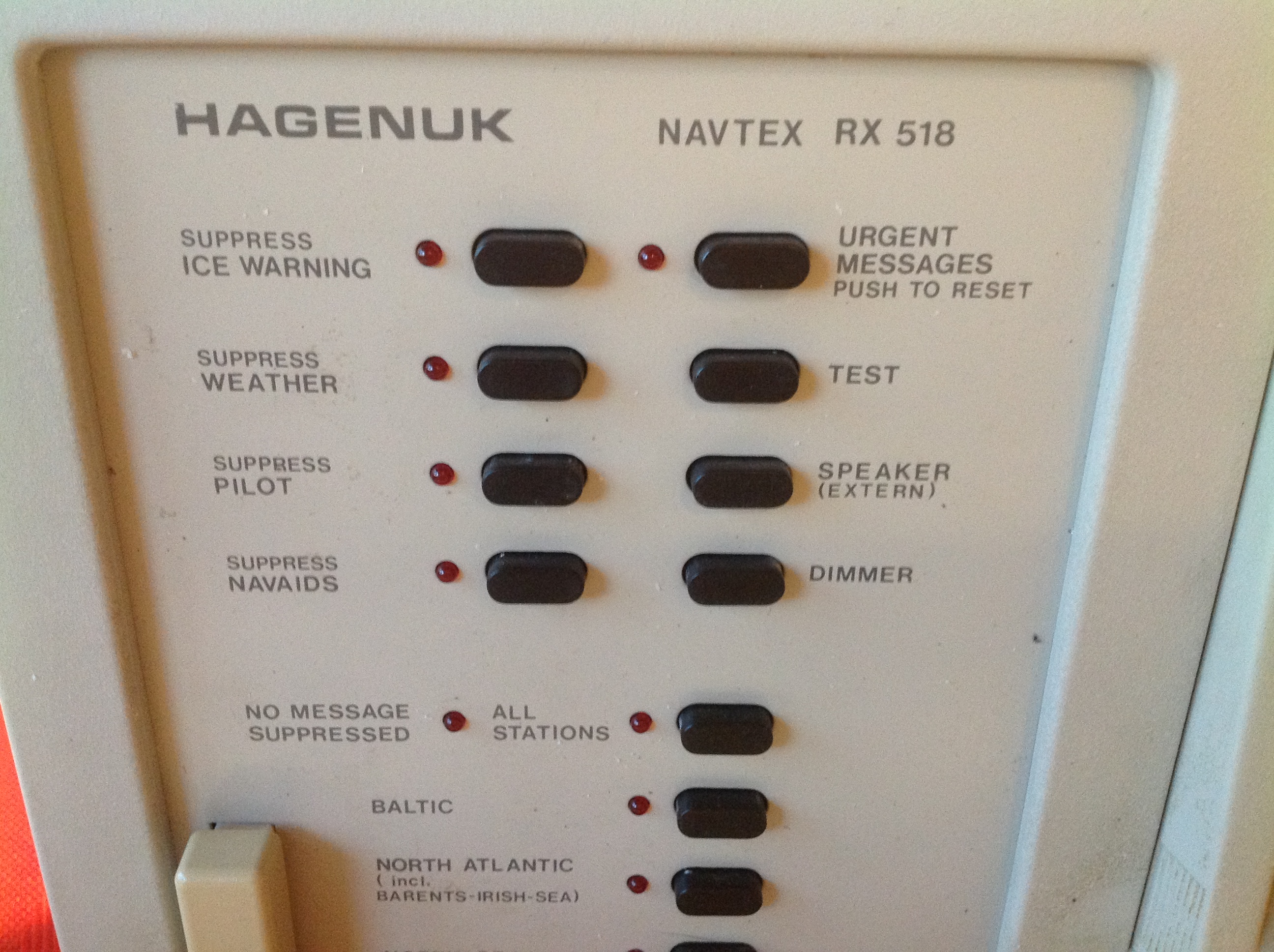 Empfänger Hagenuk Typ Navtex RX 518