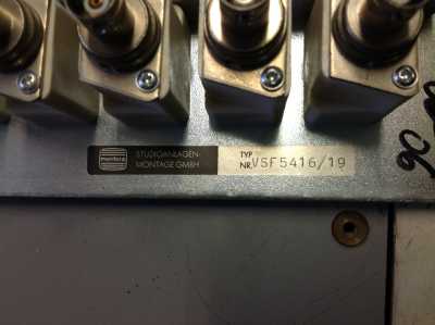 Verteilerfeld Monitora Typ VSF 5416/19 80 fach BNC-Stecker