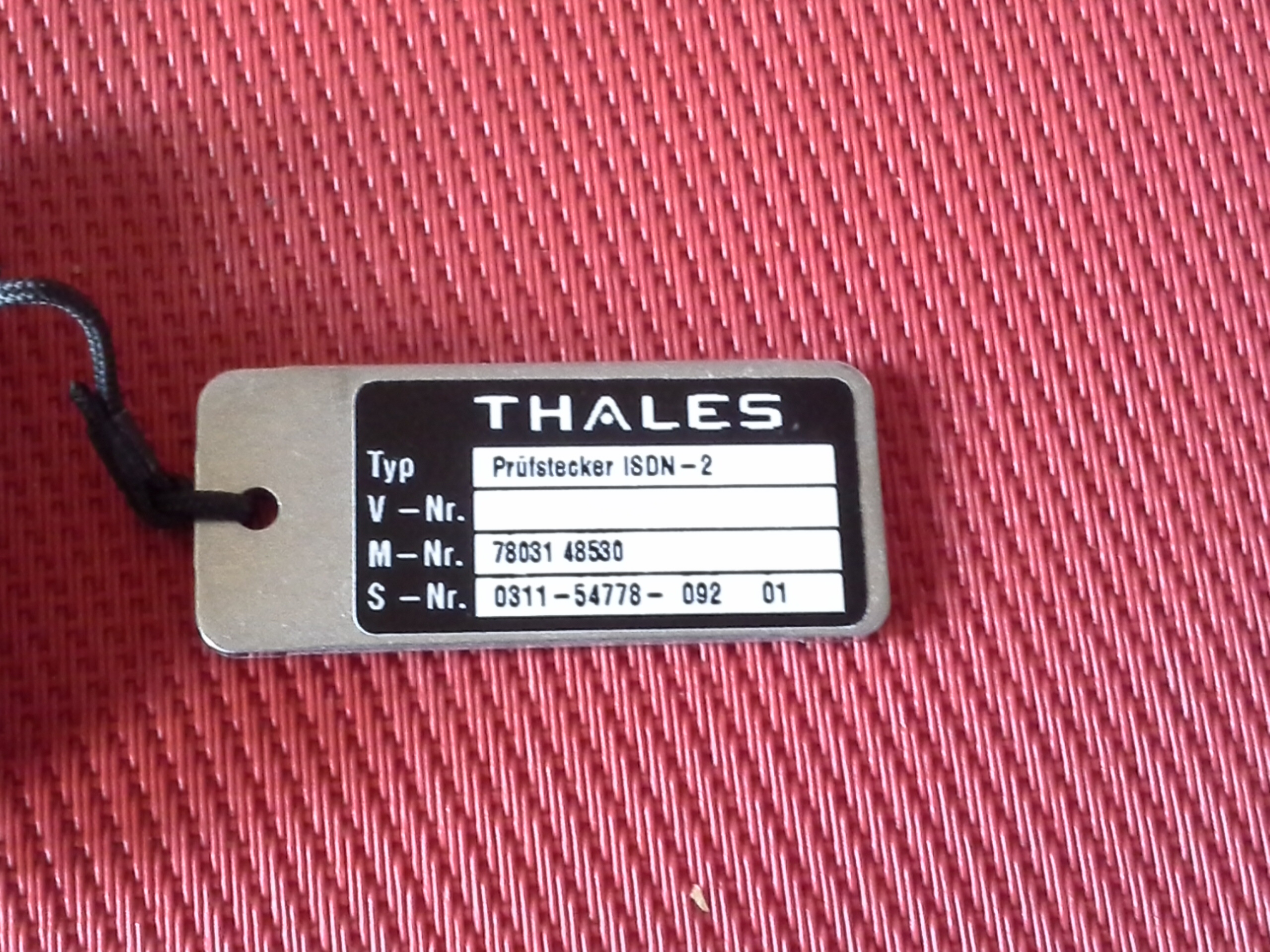 Thales Prüfstecker ISDN-2