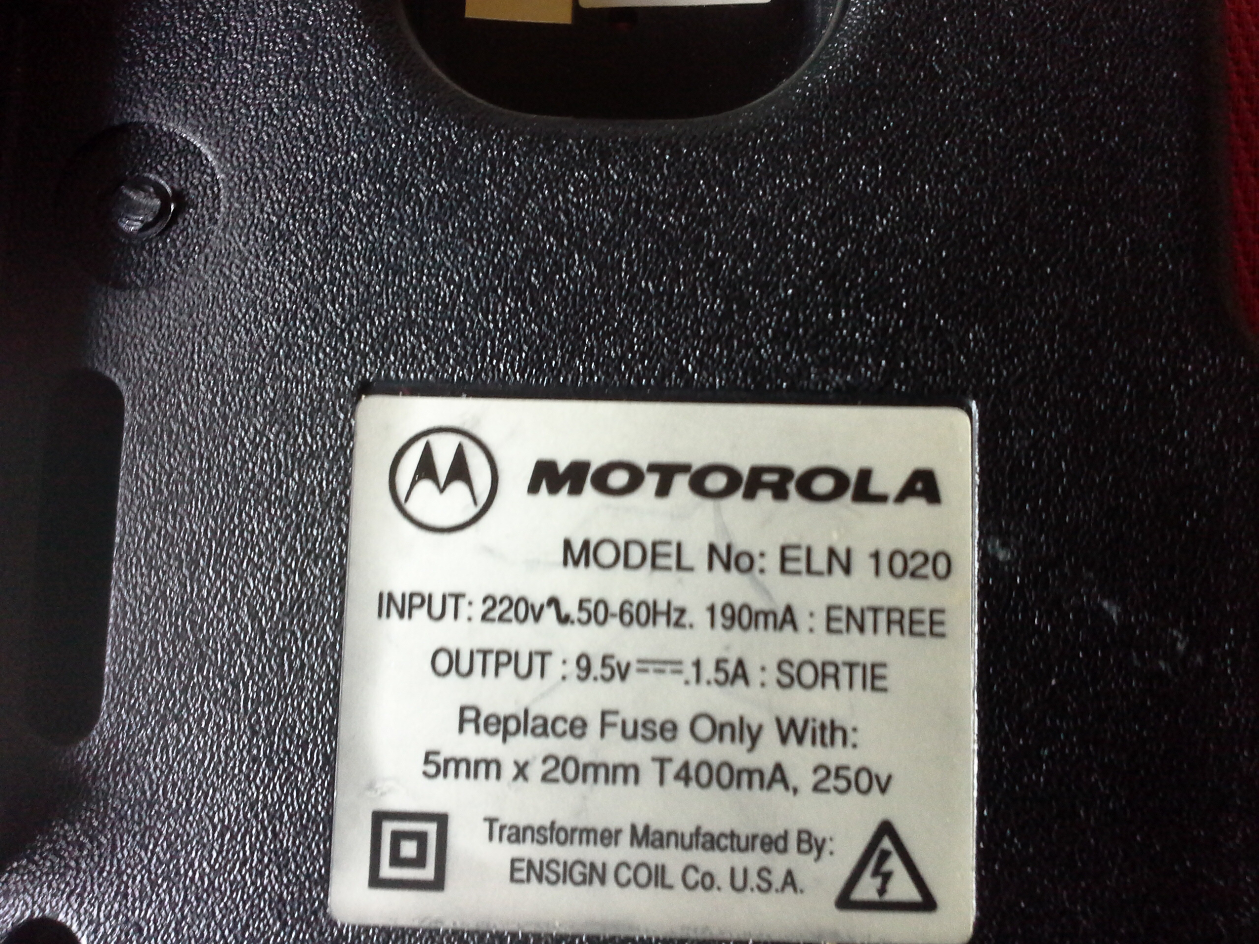 Handfunkgerät Motorola MX 3013 mit Ladegerät Motorola ELN 1020