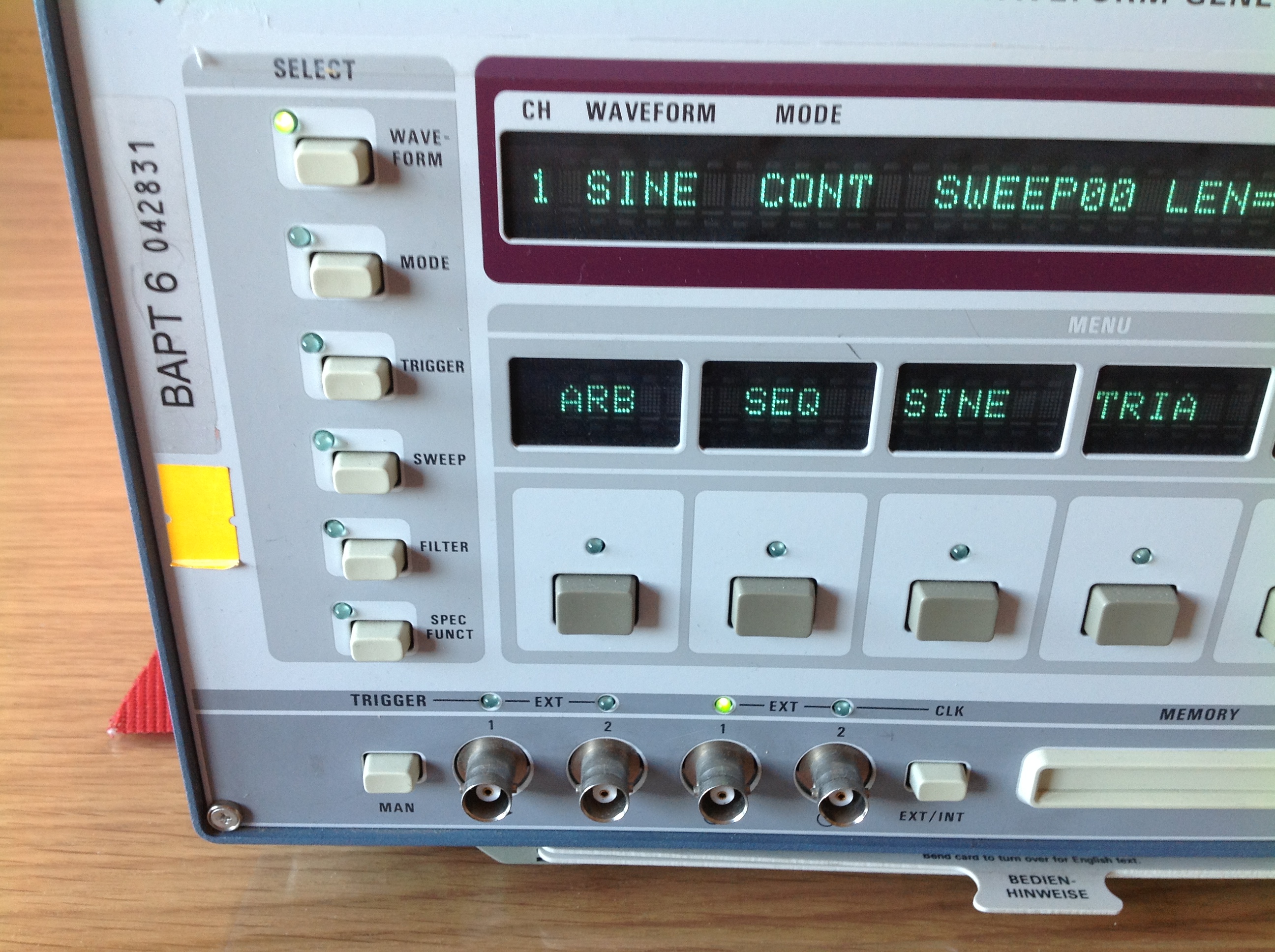 Rohde & Schwarz Dual Arbitrary Waveform Generator ADS