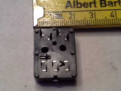 5 x Fassung für Kammrelais V23154