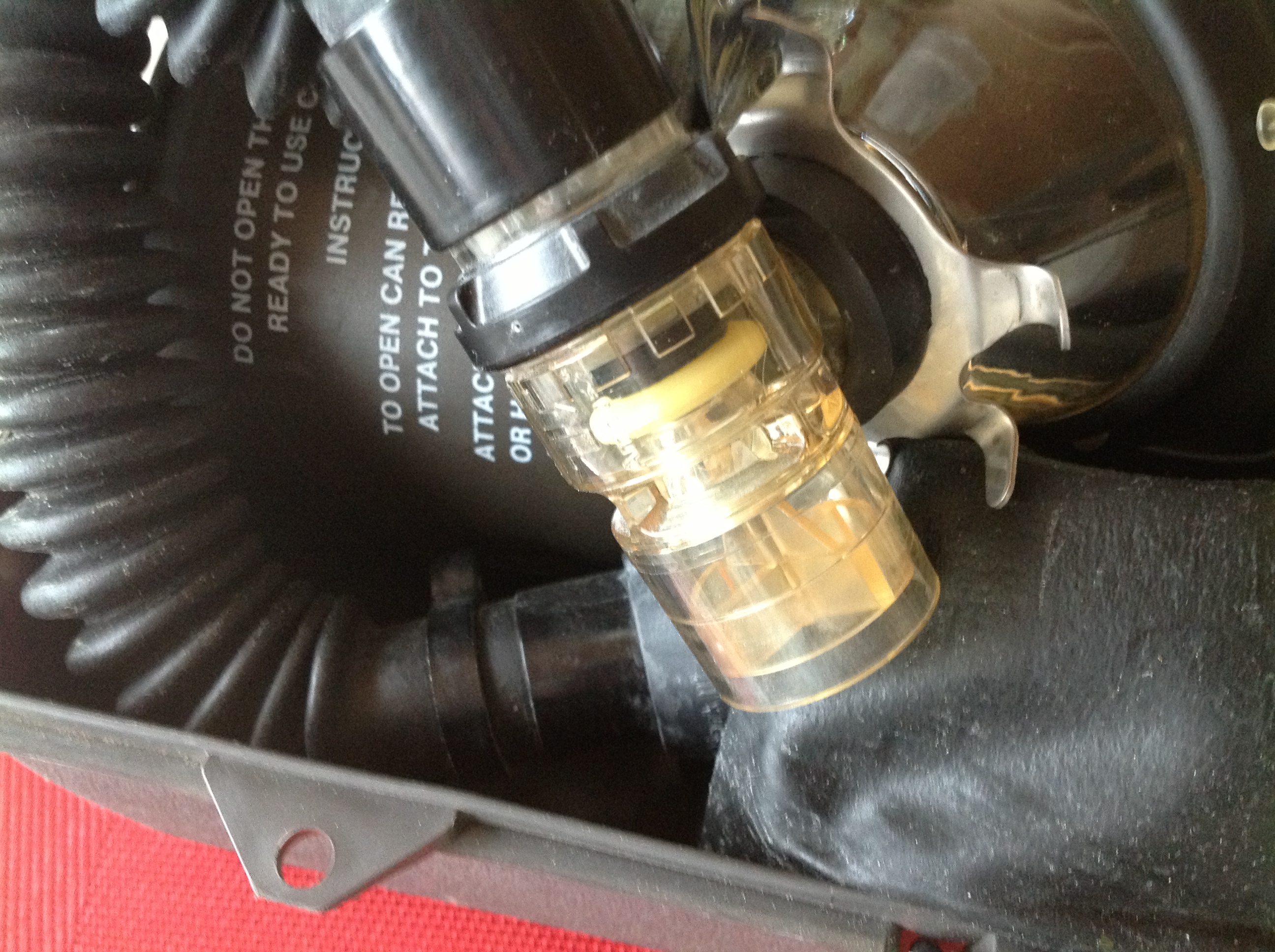 Atemschutz AMBV-Beutel mit Koffer und ABC-Filter