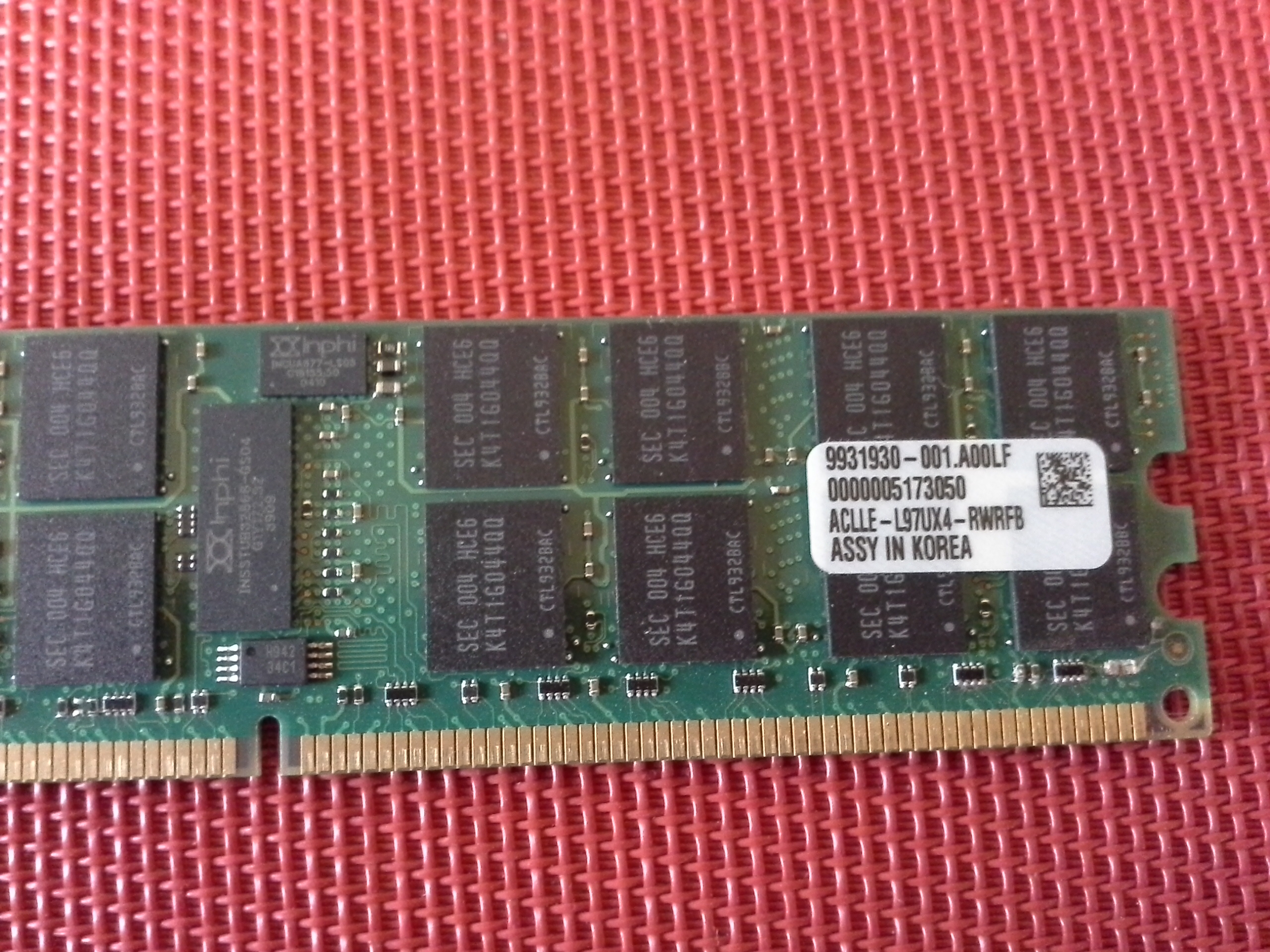 Kingston KTH-XW8200 / 4G-4GB DDR2 SDRAM Speicher-Modul