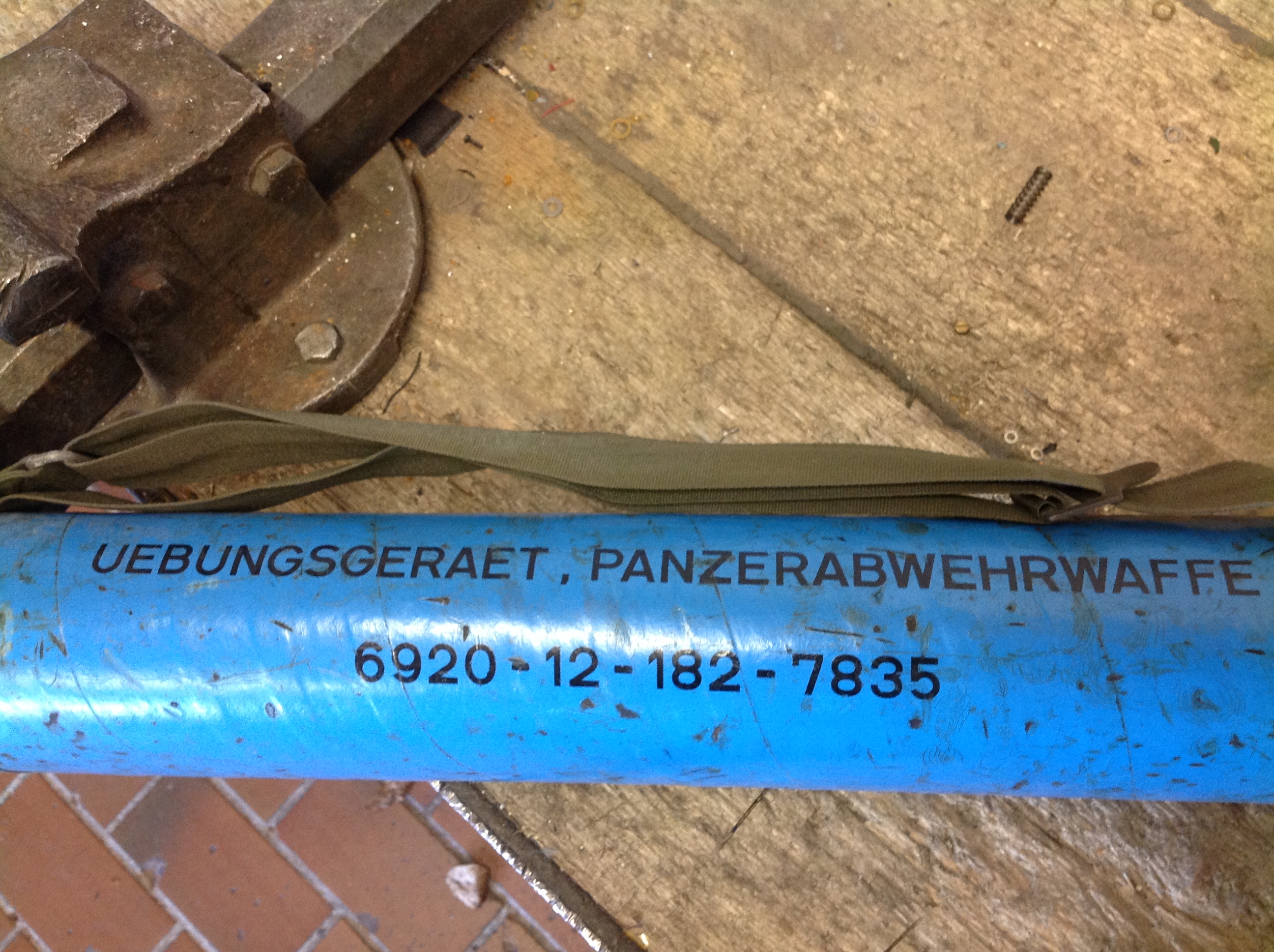 Behälter, Übungsgerät, Panzerabwehrwaffe Packhülse DM 309