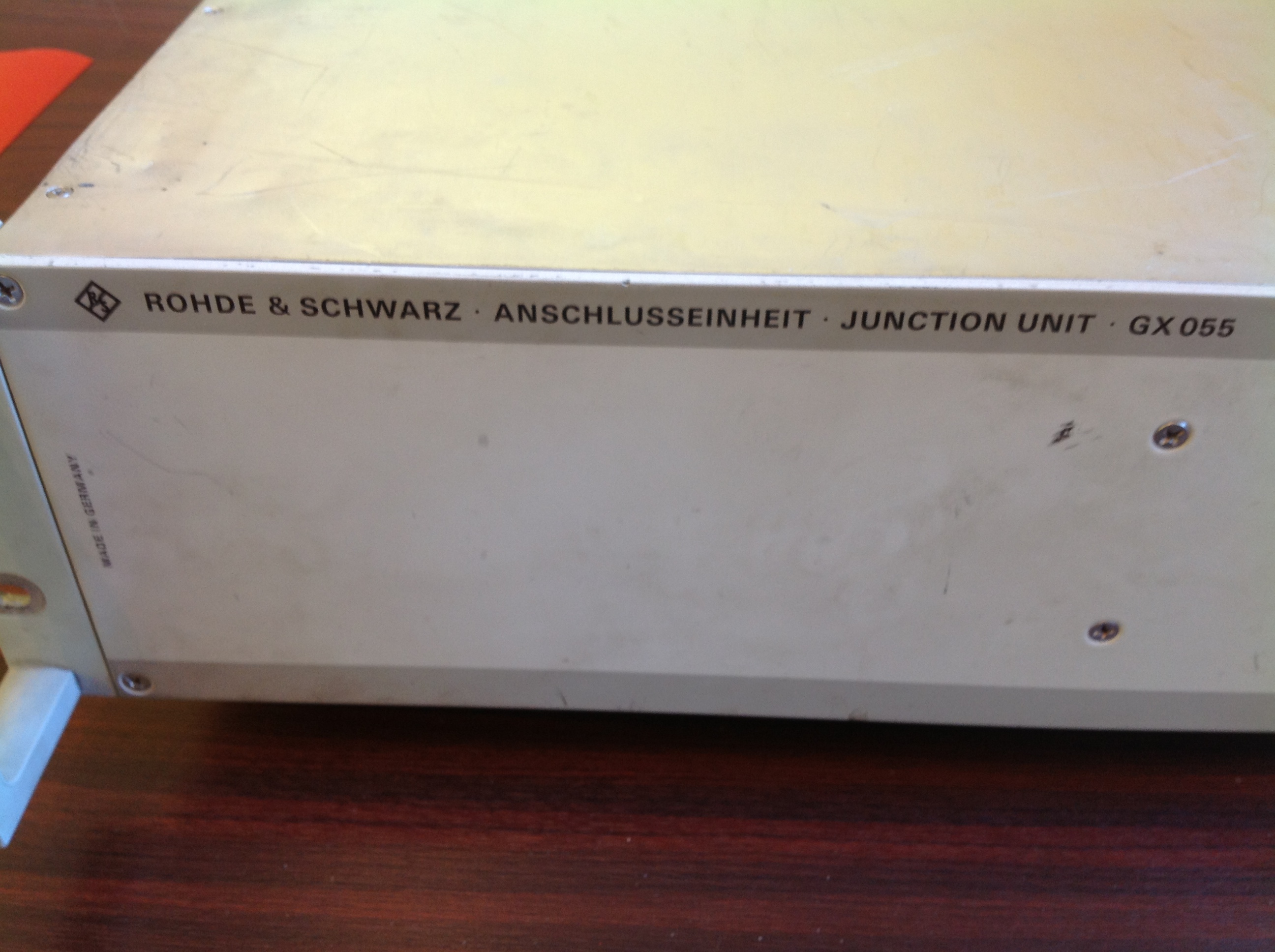Rohde &amp; Schwarz Anschlusseinheit - Junktion Unit GX 055 von Rohde &amp; Schwarz Doppelpeilsender PA 055