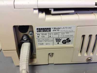 Companion Drucker-Printer Digital LA 75 mit Orginal Bedienungsa