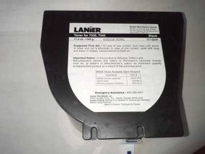 Toner schwarz für Lanier Laser 7335/7345