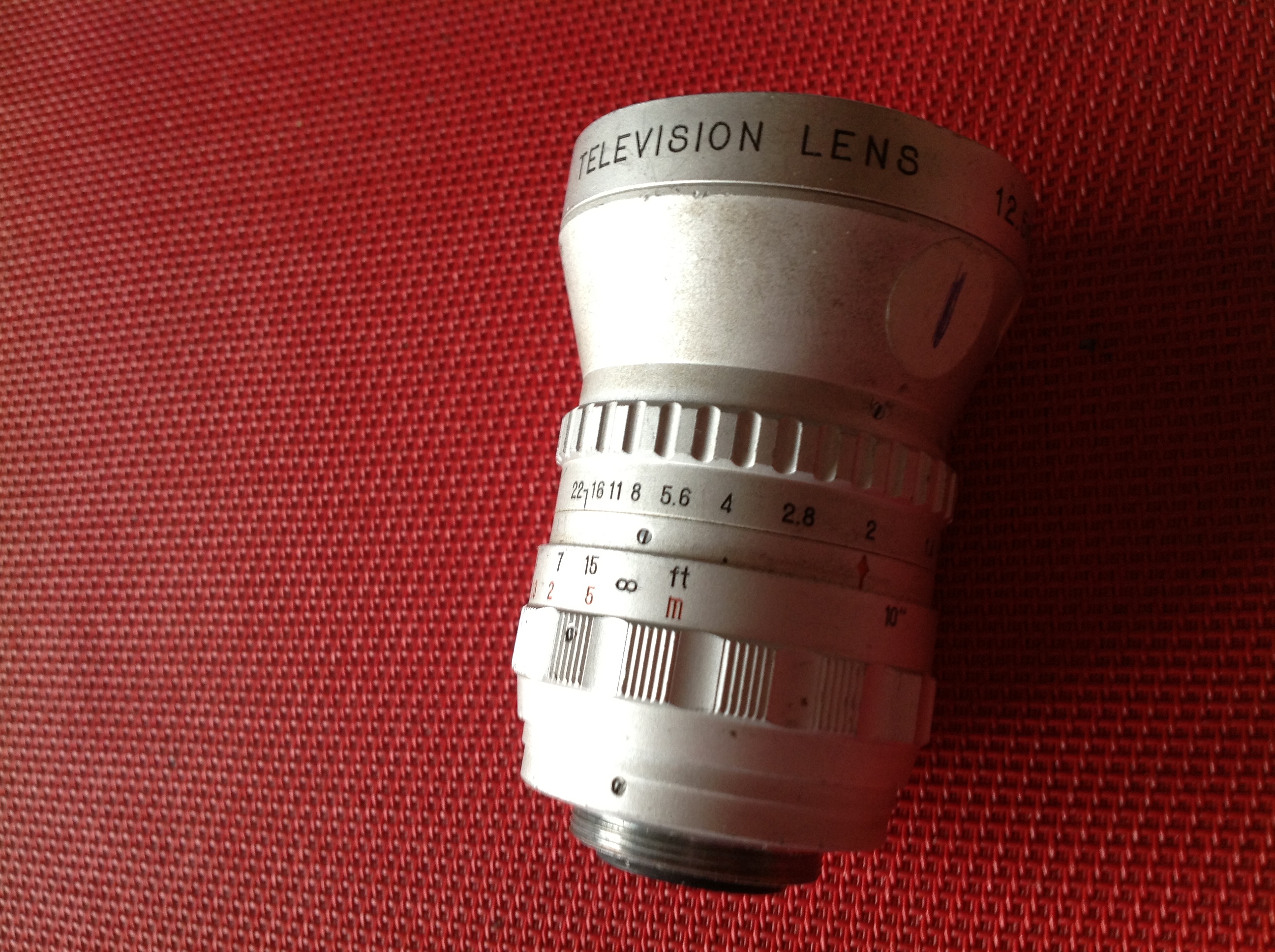 Cosmicar, Kameraobjektiv, Television Lens, 12,5 mm, 1:1.4