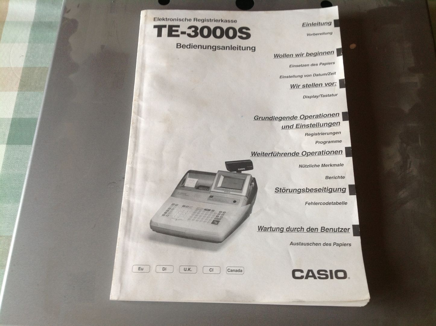 Registrierkasse Casio TE-3000S Registrierkasse Casio TE-3000S