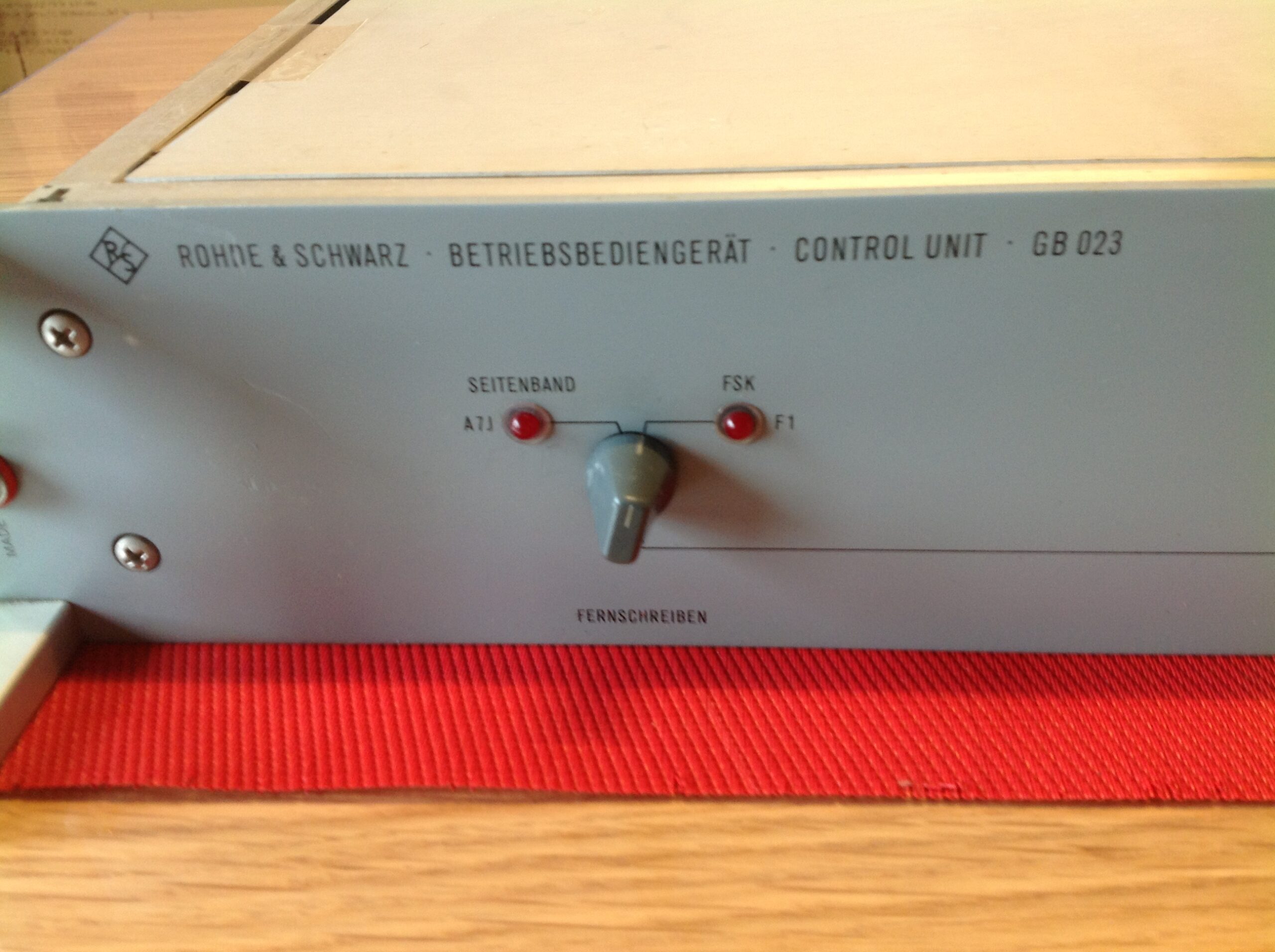Rohde &amp; Schwarz Betriebsbediengerät, Control Unit GB 023