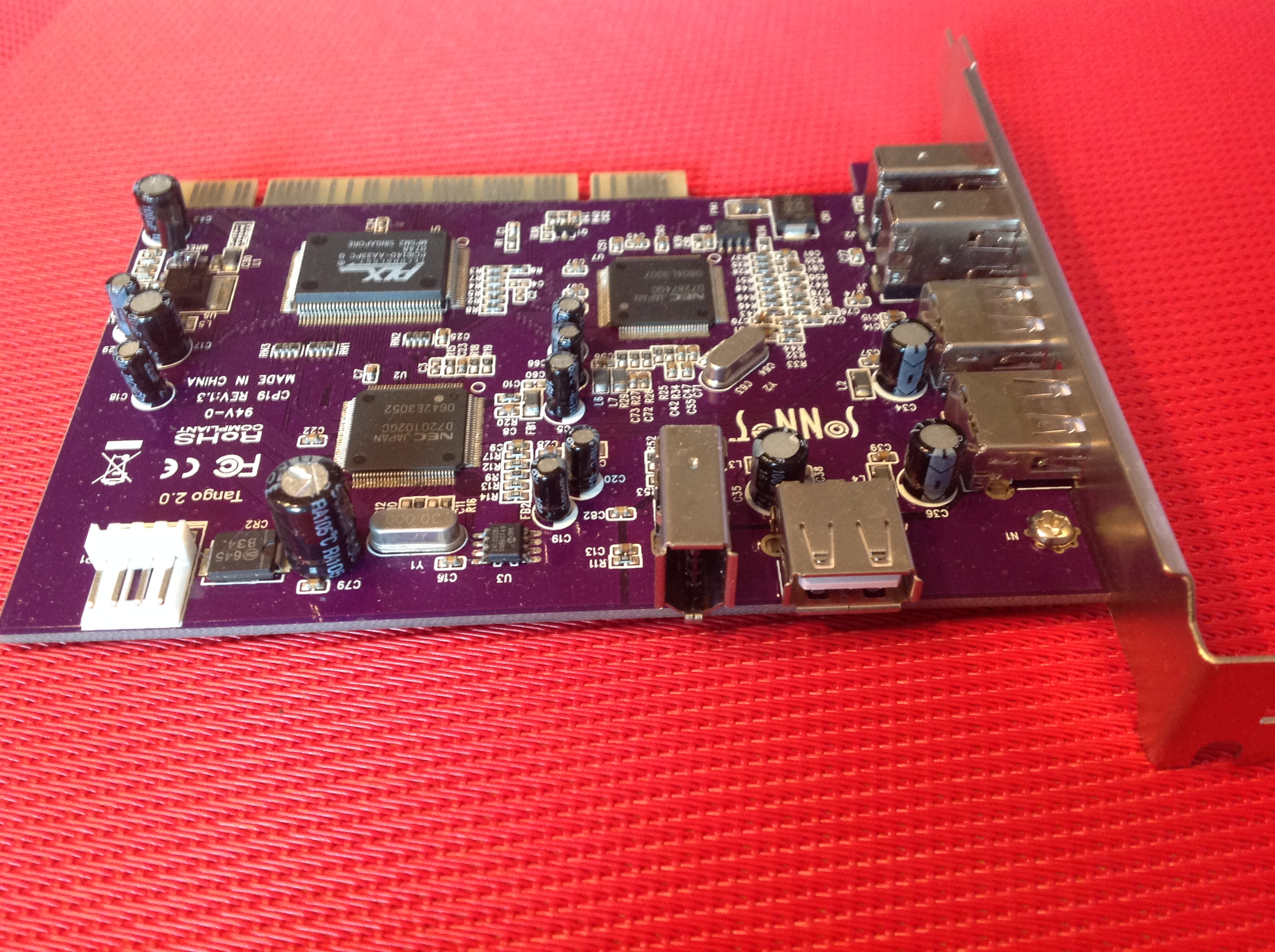 Sonnet Tango PCIe FireWire 400 / USB 2.0 - Adapterkarte