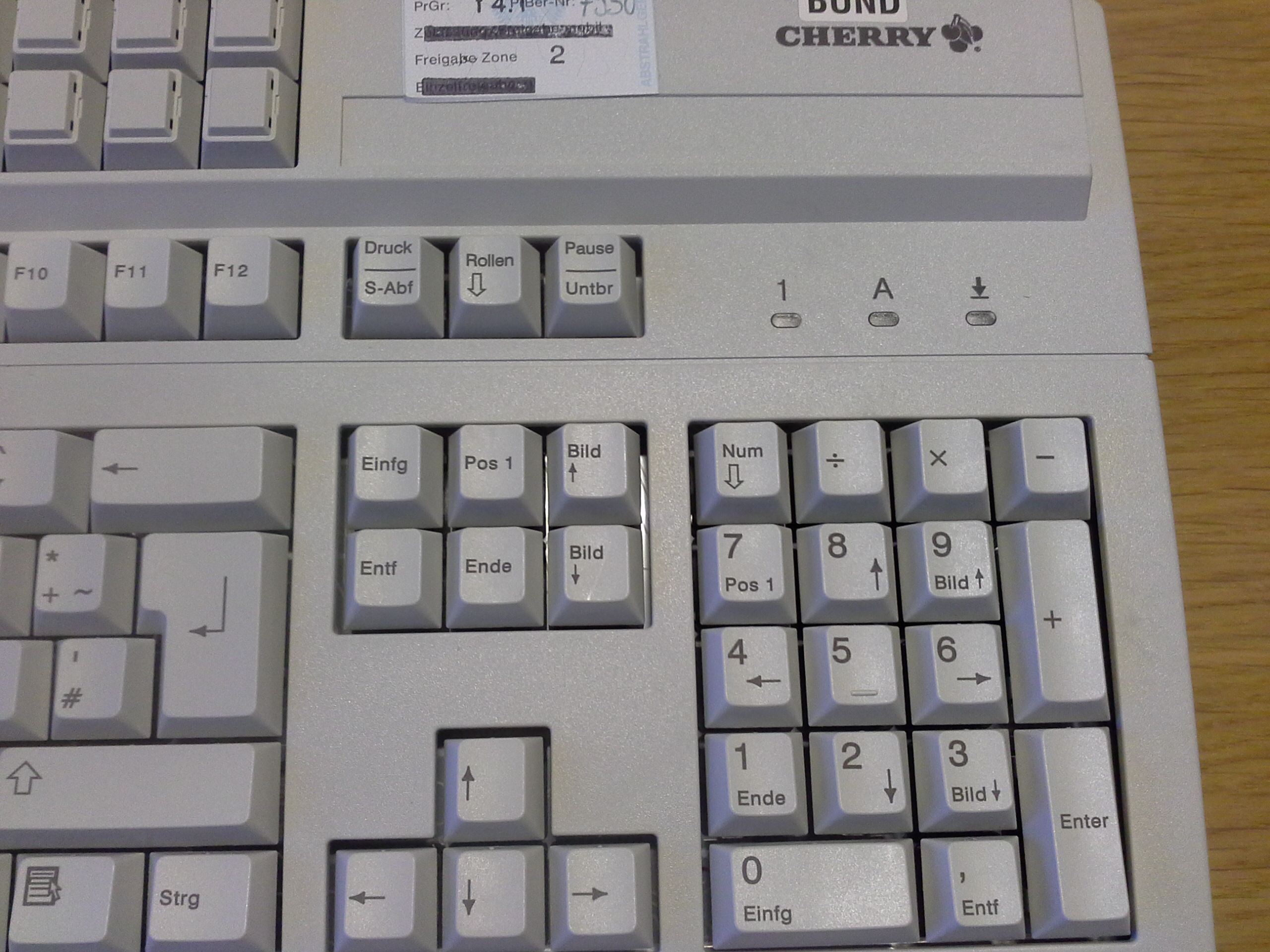 Tastatur, Cherry, Mod. MY 8300, mit 7 pol. Stecker