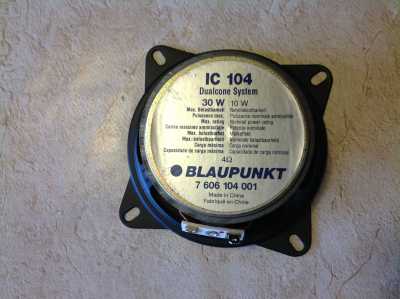Blaupunkt IC 104 7 606 104 001 30 Watt Auto-Lautsprecher