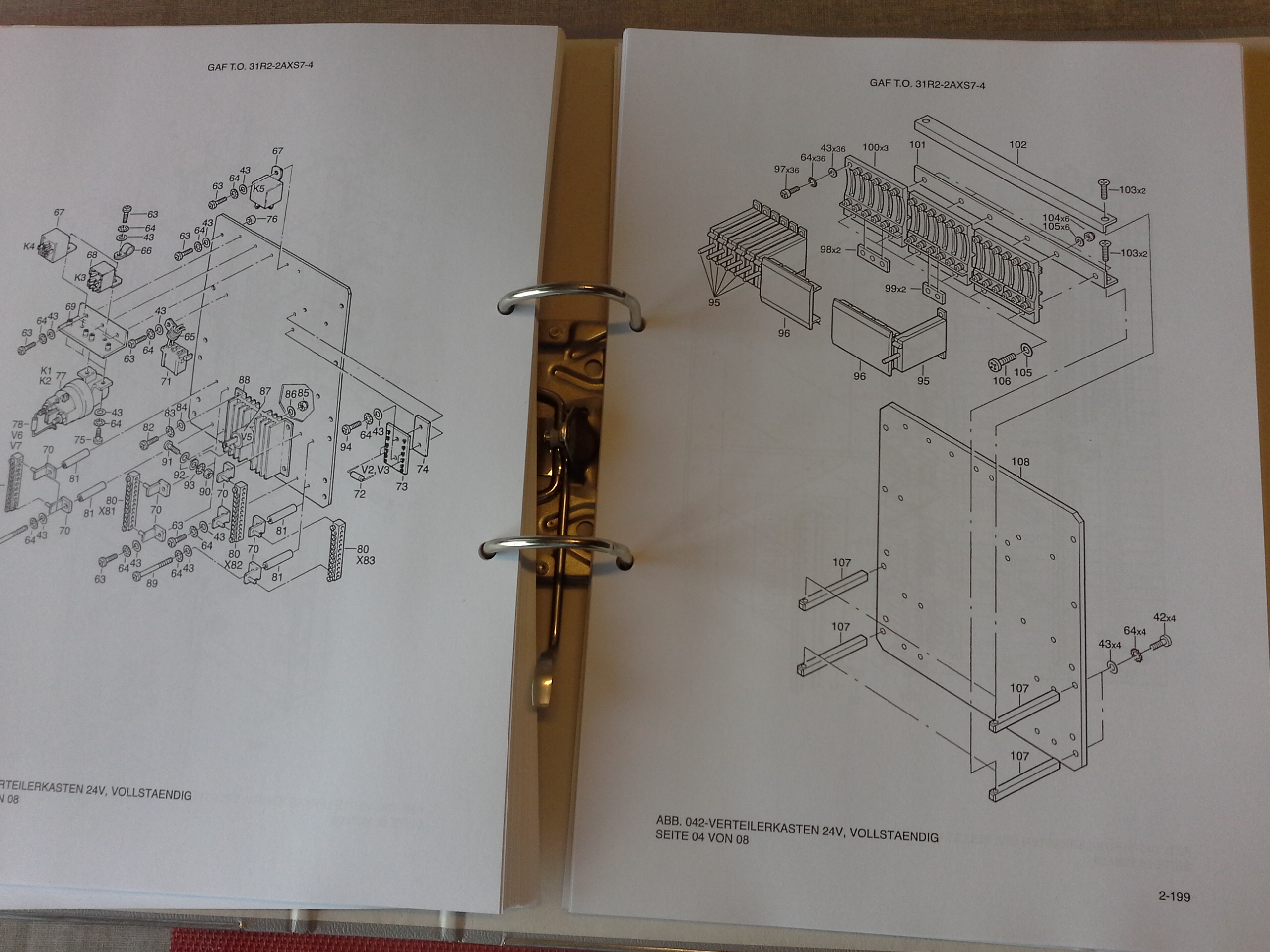 GAF T.O. 31R2-2AXS7-4, Technisches Handbuch, Einbausatz Richtfunk Multiplex Trupp 30/60 Kanal