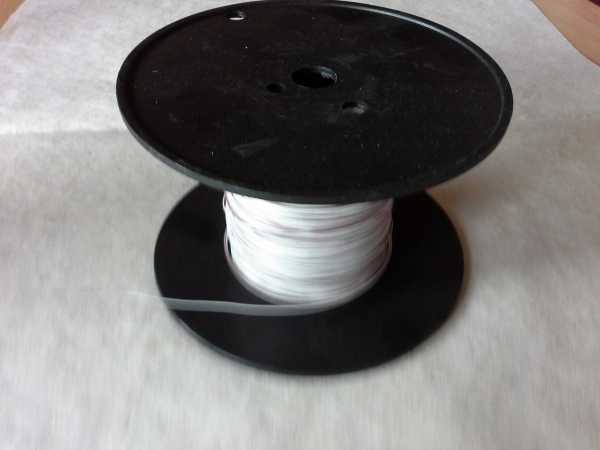 PVC-Kabel 0,8 mm weiß,braun - 300m Länge