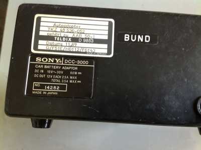 Sony Autoadapter DCC-3000